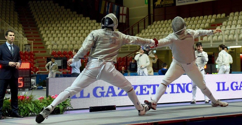 Alexandre Woog of Team Israel in competition.